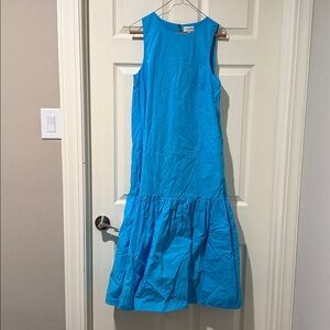 Blue Sleeveless Dress-Small summer dress